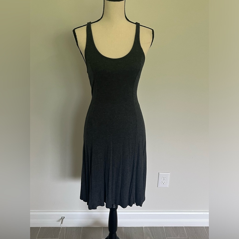 Grey sweater dress
